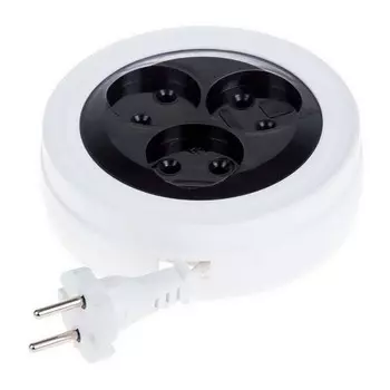 Удлинитель рулетка PROconnect Standart 11-2421 5 м 3 розетки без заземления ШВВП 2х0.75 1300 Вт