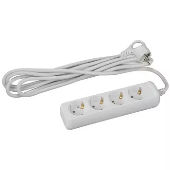 Удлинитель сетевой Эра UX-4e-3m 4 розетки с заземлением 3 м