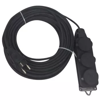 Удлинитель силовой Атлант 30 м 3 розетки с заземлением КГ 3х2.5 4600 Вт