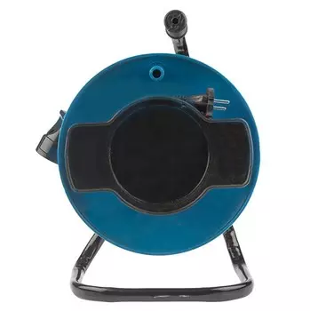 Удлинитель силовой на катушке Rexant 11-7630 без заземления ПВС 2х0.75 оранжевый газонный 30 м