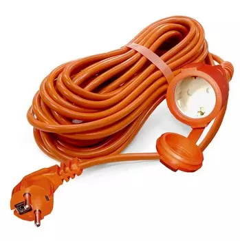 Удлинитель силовой UNIVersal УШ-10 9632013 ПВС 1 розетка с защитной крышкой и заземлением 3х0.75 2200 Вт IP54 50 м