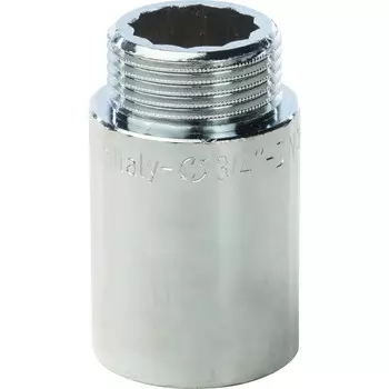 Удлинитель Stout SFT-0002-003440 3/4 дюйма 40 мм хромированный с внутренней и наружной резьбой