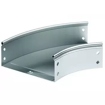 Угол для лотка горизонтальный 45 градусов CPO45 400х100 ДКС 36105