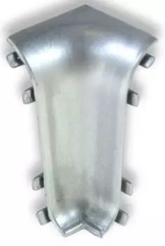 Угол Ideal Комфорт К55-В 081 (металлик), внутренний для плинтуса ПВХ