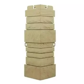 Угол наружный Альта Профиль Скалистый камень Кавказ 447х158 мм фигурный