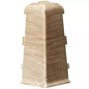 Угол наружный для плинтуса ПВХ Arbiton Indo 04 дуб Лингбург 2 шт