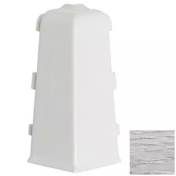 Угол наружный для плинтуса ПВХ Arbiton Lars 50 Дуб Скандинавский 2 штуки