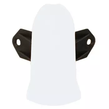 Угол наружный для плинтуса ПВХ Ideal Элит Е67-Нк 001 белый