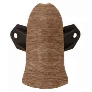 Угол наружный для плинтуса ПВХ Ideal Элит Е67-Нк 206 Дуб коньячный