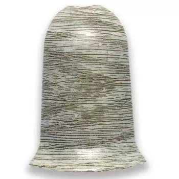 Угол наружный для плинтуса ПВХ Ideal Комфорт К55-Н 210 Дуб Пепельный 1 шт