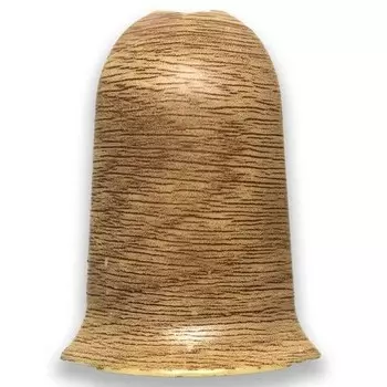 Угол наружный для плинтуса ПВХ Ideal Комфорт К55-Н 208 дуб Мокко 1 штука