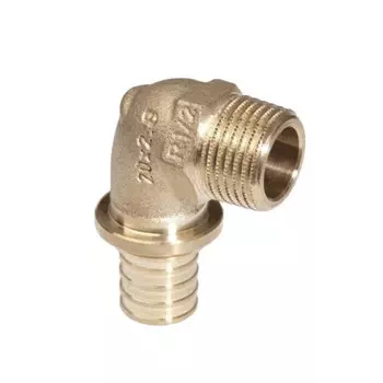 Угольник для PE-X бронза RAUTITAN RX Дн 32х3/4" НР Rehau 13660921001 (11374231001)