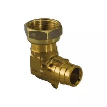 Угольник для PE-X латунь Q&amp;E Дн 20х1/2" с накидной гайкой Uponor 1047880