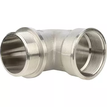 Угольник с упором Stout SFT-0016-000002 2 дюйма никелированный с внутренней и наружной резьбой