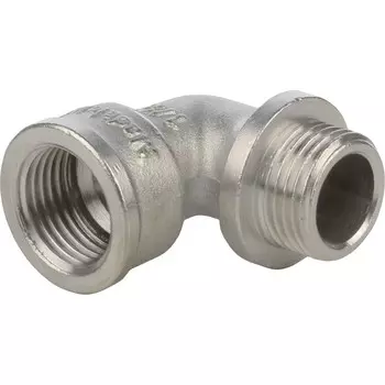 Угольник с упором Stout SFT-0016-000012 1/2 дюйма никелированный с внутренней и наружной резьбой