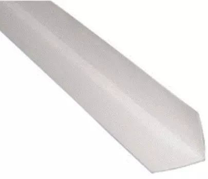 Угол отделочный ПВХ 25х25 мм белый 3 м