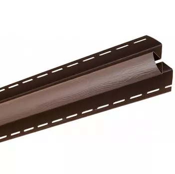 Угол внутренний Альта Профиль Blockhouse Т-13 орех темный 3050 мм