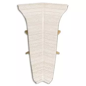 Угол внутренний для плинтуса ПВХ Aberhof 2745 Дуб Аляска 2 штуки