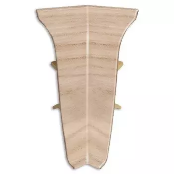 Угол внутренний для плинтуса ПВХ Aberhof 2949 Дуб Портовый 2 штуки