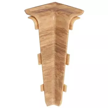 Угол внутренний для плинтуса ПВХ Arbiton Indo 09 Дуб Изысканный 2 штуки