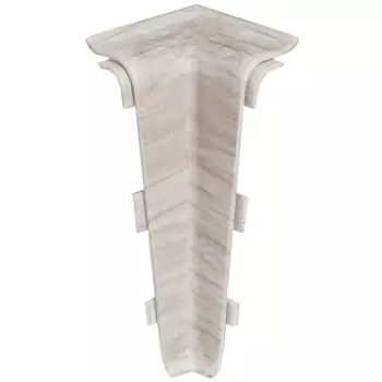 Угол внутренний для плинтуса ПВХ Arbiton Indo 02 Северный ясень 2 шт