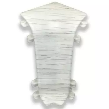 Угол внутренний для плинтуса ПВХ Ideal Комфорт К55-В 263 клен Северный 1 штука