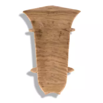 Угол внутренний для плинтуса ПВХ Line Plast L033 Дуб Анданте 58 мм