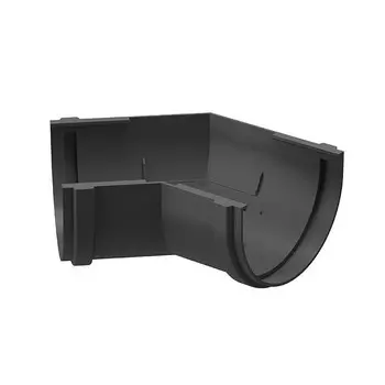 Угол желоба Docke Premium ПВХ D120/85 мм универсальный 135 градусов графит