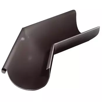 Угол желоба Grand Line D125/90 мм внешний 135 градусов RAL 8017 коричневый