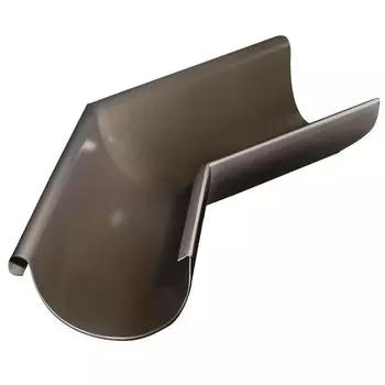 Угол желоба Grand Line D125/90 мм внешний 135 градусов RR 32 темно-коричневый