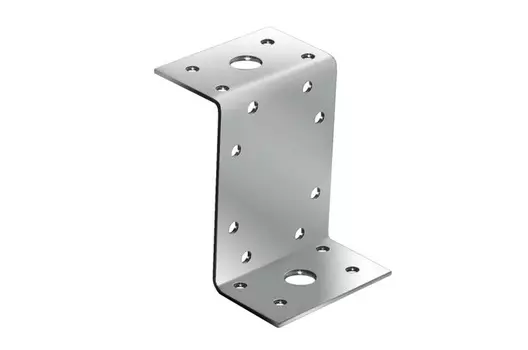 Уголок крепежный анкерный Z-образный 55х105х90х2 мм