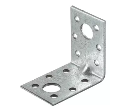 Уголок крепежный усиленный оцинкованный 50х50х35х2.5 мм