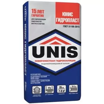 Unis Гидропласт, 20 кг, Гидроизоляционный состав