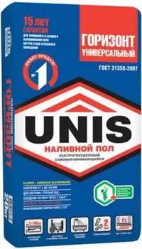 Unis Горизонт 20 кг, Наливной пол быстротвердеющий Универсальный