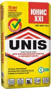 Unis XXI, 25 кг, Клей для плитки