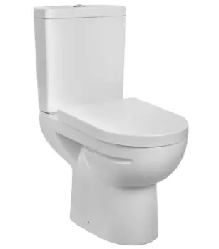 Унитаз-компакт Gesso Home de luxe W103 с горизонтальным выпуском с сиденьем дюропласт