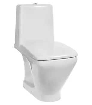 Унитаз-компакт KERAMIN Милан с горизонтальным выпуском безободковый с сиденьем дюропласт микролифт