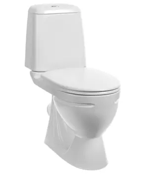 Унитаз-компакт Sanita Идеал с косым выпуском с сиденьем пластик