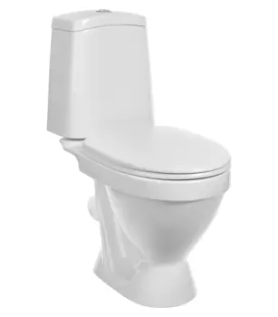Унитаз-компакт Sanita Лада с косым выпуском с сиденьем пластик