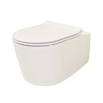 Унитаз подвесной Creo Rennes RE1100R с сиденьем