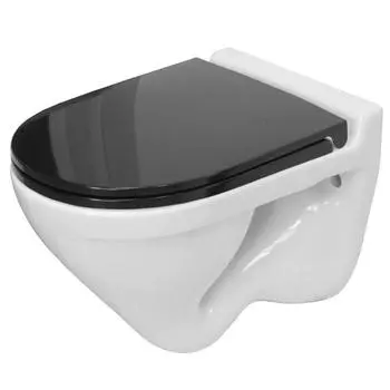 Унитаз подвесной Sanita Luxe Attica Black Color DM ATCSLWH0110