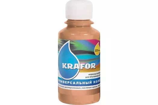 Универсальный колер Krafor № 4 бежевый 0.1 л