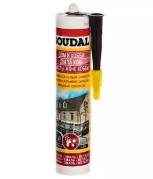 Универсальный силикон Soudal черный 280 мл