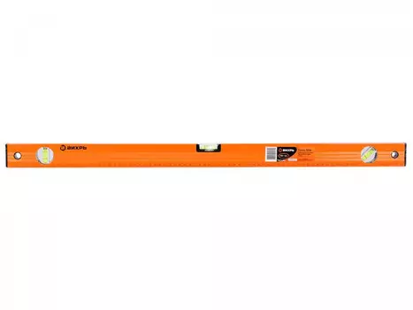 Уровень алюминиевый 800мм фрезерованный 3 глазка Вихрь 73/11/4/3