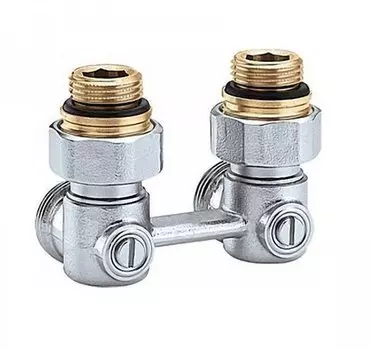 Узел угловой запорно-присоединительный Oventrop Multiflex ZB