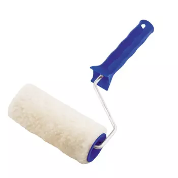 Валик 150 мм, меховой с рукояткой