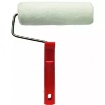 Валик 48х250мм, ворс 12мм, натуральный мех, бюгель D6мм, с ручкой ″Стандарт″