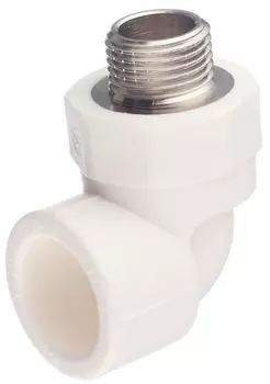 Valtec 25х1/2″ наружная резьба, Уголок полипропиленовый комбинированный