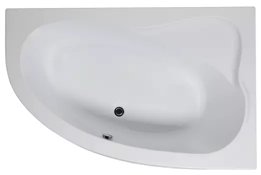 Ванна угловая акриловая Aquanet Luna R белая 155х100 см