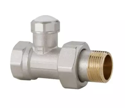 Вентиль для радиатора прямой нижний FIV 3/4" резьба наружная-внутренняя